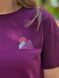 Женская футболка Rab Tuku Vista Tee Wmns, Mulberry, S (RB QCC-17-MUL-10)