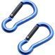 Карабін (пара) Munkees Pear 6 mm x 60 mm, Dark Blue (MNKS 3236-DB)