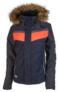 Горнолыжная женская теплая мембранная куртка Rehall Darcy W 2019, Navy, L (Rhll 50324-L)