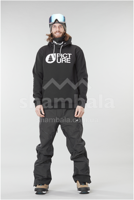 Чоловіча флісова худі з кишенею кенгуру Picture Organic Park Tech Hoody, р.M. - Black (SMT078A-M)