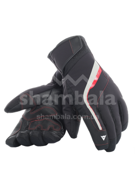 Рукавички Dainese HP2 Gloves Stretch Limo/High Risk Red, р.L (DNS 4815939.Y60-L)