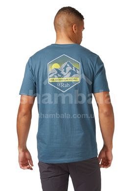 Футболка чоловіча Rab Stance Mountain Peak Tee, ORION BLUE, L (5059913051802)