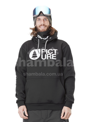 Чоловіча флісова худі з кишенею кенгуру Picture Organic Park Tech Hoody, р.M. - Black (SMT078A-M)