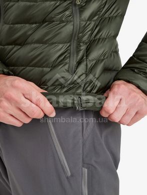 Міський чоловічий легкий пуховик Montane Anti-Freeze Hoodie, Black, L (MNT MAFRHBLAN14)