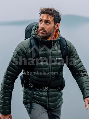 Міський чоловічий легкий пуховик Montane Anti-Freeze Hoodie, Black, L (MNT MAFRHBLAN14)