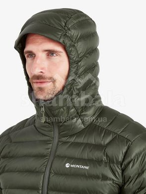 Міський чоловічий легкий пуховик Montane Anti-Freeze Hoodie, Black, L (MNT MAFRHBLAN14)