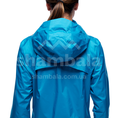 Мембранная женская куртка для трекинга Black Diamond W Treeline Rain Shell, S - Azul (BD 7450094004SML1)