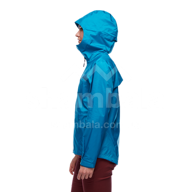 Мембранная женская куртка для трекинга Black Diamond W Treeline Rain Shell, S - Azul (BD 7450094004SML1)
