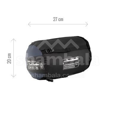 Спальний мішок Millet Baikal 1100 Reg (5/0&deg;C), 185 см - Left Zip, Saphir (MIC1130 7317_Left)