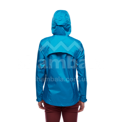 Мембранная женская куртка для трекинга Black Diamond W Treeline Rain Shell, S - Azul (BD 7450094004SML1)