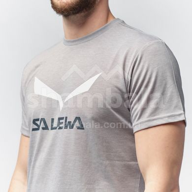 Мужская футболка Salewa Solidlogo Drirelease Men's T-Shirt, Blue, 46/S (270188989)