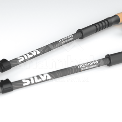 Треккинговые палки Silva Trekking Aluminium Cork, 140 см, Black (SLV 38121)