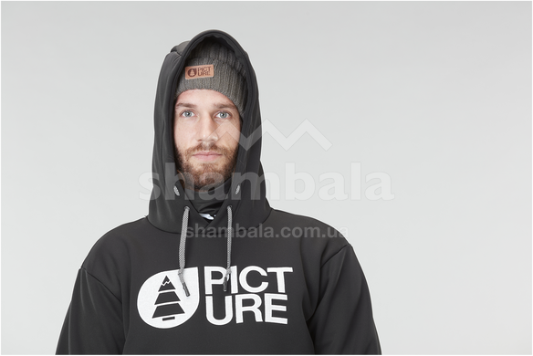 Чоловіча флісова худі з кишенею кенгуру Picture Organic Park Tech Hoody, р.M. - Black (SMT078A-M)