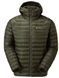 Міський чоловічий легкий пуховик Montane Anti-Freeze Hoodie, Oak Green, XL (MNT MAFRHOAKX14)