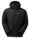 Міський чоловічий легкий пуховик Montane Anti-Freeze Hoodie, Black, L (MNT MAFRHBLAN14)