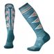 Шкарпетки жіночі Smartwool PhD Ski Light Pattern Mediterranean Green, р. M (SW 01331.A19-M)