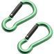 Карабін (пара) Munkees Pear 6 mm x 60 mm, Grass Green (MNKS 3236-GG)