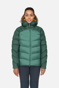 Женский зимний пуховик Rab Neutrino Pro Jacket Wmns, Green Slate/Eucalyptus, 14 (QDN-96-GSE-14)