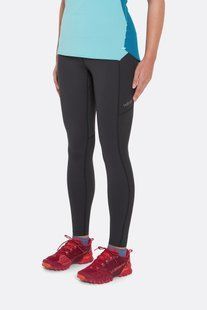Леггинсы женские Rab Talus Tights Wmns, Black, 6, Reg (QFV-37-BLK-06)