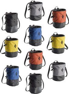 Набор мешочков для магнезии Black Diamond Mojo Zip Chalk Bag 10 Pack, One Size (BD 6301140000ALL1)