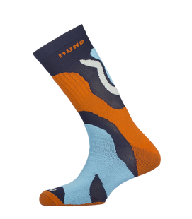 Шкарпетки Mund TRAMUNTANA Orange/Sky Blue, S (8424752000163)