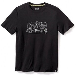 Футболка чоловіча Smartwool Merino 150 Backpacker's Tee Black, р. s (SW 16048.001-S)