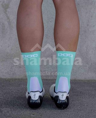 Носки велосипедные POC Essential Road Sock, Fluorite Green/Hydrogen White, S (PC 651108352SML1)
