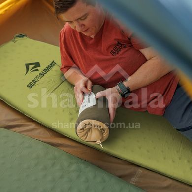 Подушка надувная Sea to Summit FoamCore Pillow, Large, 13x42x30см, Aqua Sea (STS 045404)