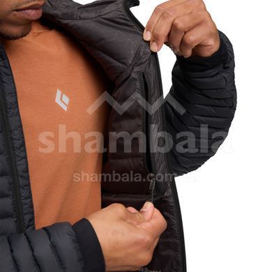 Чоловічий легкий пуховик Black Diamond M Access Down 1.0 Hoody, Black, L (BD 7441010002LRG1)
