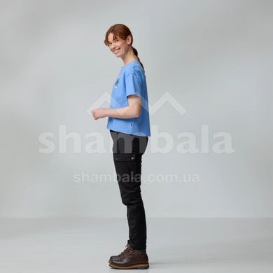 Футболка женская Fjallraven Fjallblomster Logo T-shirt W, Misty Green, S (7323451087851)