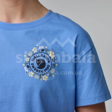 Футболка женская Fjallraven Fjallblomster Logo T-shirt W, Misty Green, S (7323451087851)
