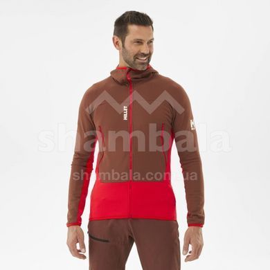 Чоловіча флісова кофта Millet FUSION GRID HOODIE M, Bottle, L (3515720544941)