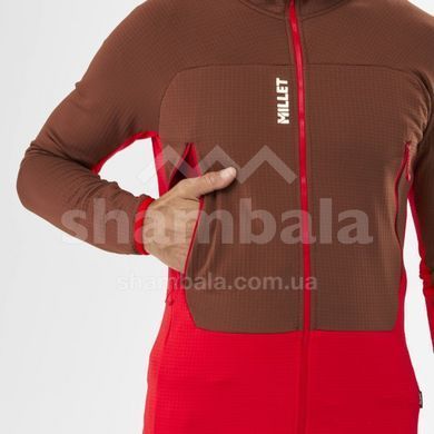 Чоловіча флісова кофта Millet FUSION GRID HOODIE M, Bottle, L (3515720544941)