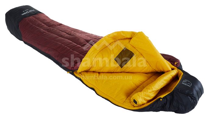 Спальний мішок Nordisk Oscar Mummy Medium (-15/-20°C), 175 см - Left Zip, rio red/mustard yellow/black (110458)