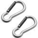 Карабін (пара) Munkees Pear 6 mm x 60 mm, Grey (MNKS 3236-GY)