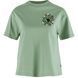 Футболка женская Fjallraven Fjallblomster Logo T-shirt W, Misty Green, S (7323451087851)