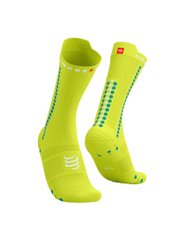 Шкарпетки Compressport Pro Racing Socks V4.0 Bike, Primrose/Columbia, T2 (XU00049B 380 0T2)