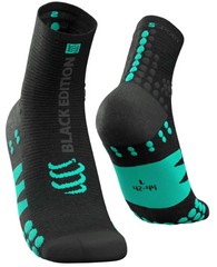 Носки Compressport Pro Racing Socks V3.0 Run High - Black Edition 2021, Black, T1 (XU00039L 990 0T1)