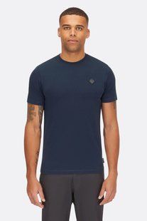Футболка чоловіча Rab Basecamp Logo Badge Tee, Tempest Blue, S (QCC-09-TMB-SML)