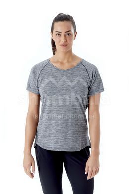 Футболка жіноча Rab Wisp Tee Wmns, Ebony Marl, 14 (RB QBL-12-EM-14)