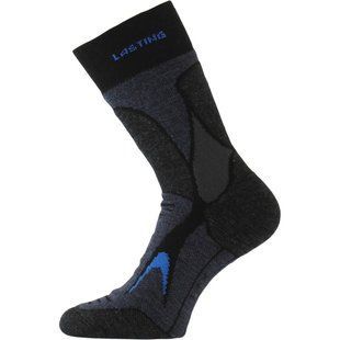 Термоноски трекинговые Lasting TRX, Black/Blue, S (TRX-905S)