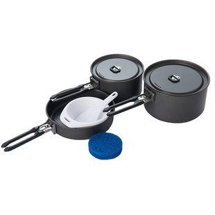 Набір посуду Fire Maple Feast 3 для двох осіб, Black (Feast 3B)