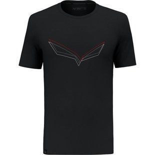 Футболка чоловіча Salewa PURE EAGLE FRAME DRY M T-SHIRT, black, 54/2X (28448/0910 54/2X)