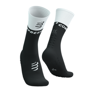 Носки Compressport Mid Compression Socks V2.0, Black/White, T2 (7630102561555)