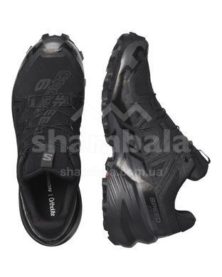 Кросівки чоловічі Salomon Speedcross 6, Black/Black/Phantom, 10 (SLM SPEEDCRSS6,417379-10)