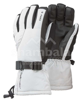 Перчатки женские Trekmates Mogul Dry Glove Wms, White/Black, S (TM 003753-S)