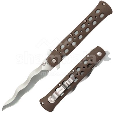 Ніж складаний Cold Steel 4" TI-Lite, Kris Blade, Zytel Handle, Brown (CST CS-26SP)