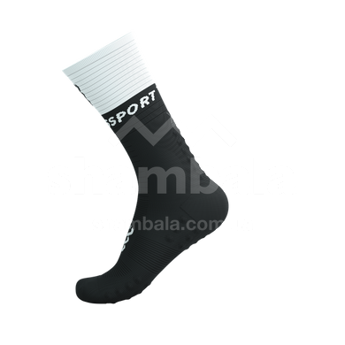 Шкарпетки Compressport Mid Compression Socks V2.0, Black/White, T2 (7630102561555)