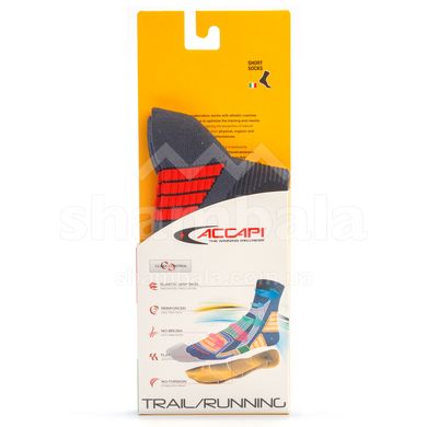 Термоноски Accapi Trail/Run, Black/Red, 34-36 (ACC H1303.908-0)