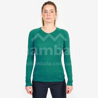 Футболка жіноча Montane Female Dart Long Sleeve T-Shirt, Wakame Green, XXS/6/32 (5056237077686)